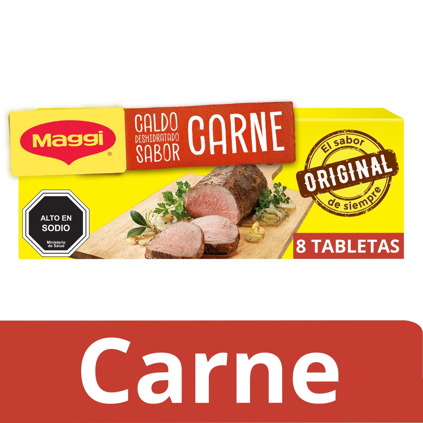 Caldo Sabor Carne Maggi 8 Un