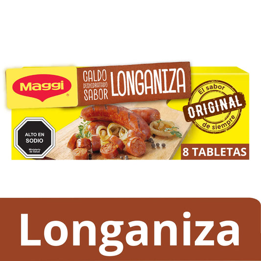 Caldo Sabor Longaniza Maggi 80 Gr