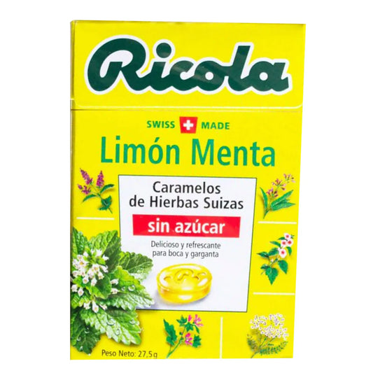 Ricola Limón\Menta Sin Azúcar 27 Gr