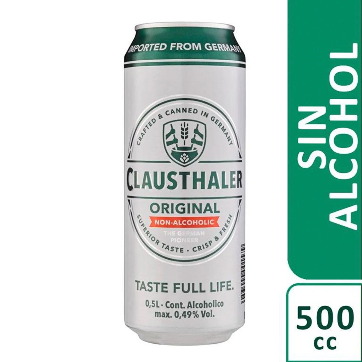 Cerveza Clausthaler Lager Sin Alcohol 500 Ml