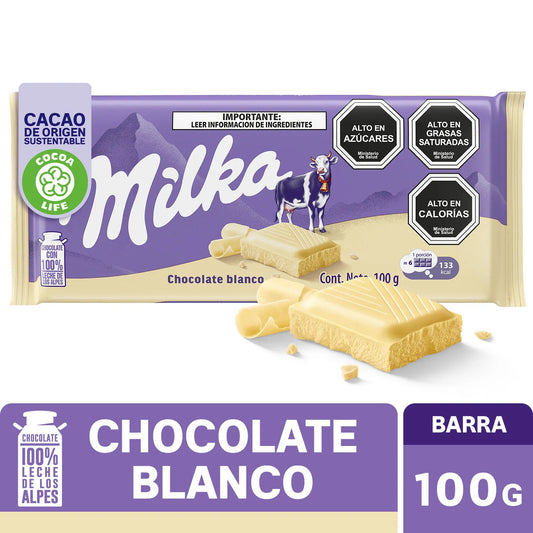 Chocolate Blanco Milka 100 Gr