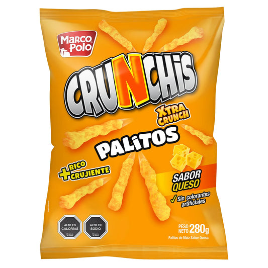 Crunchis Suflés de Queso Marco Polo 280 Gr