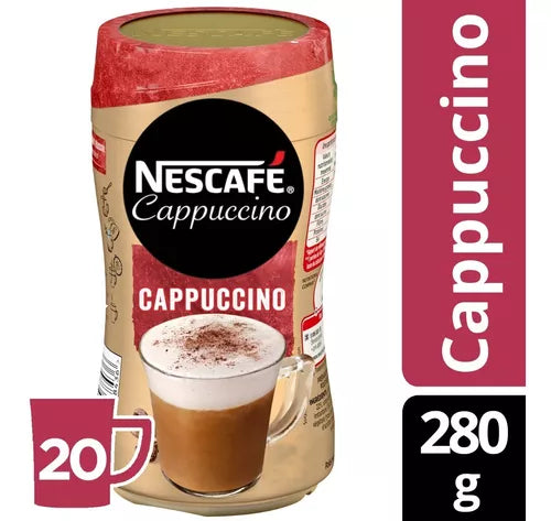 Café Instantáneo Nescafé Capuccino Frasco 280 Gr