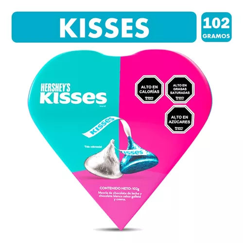 Chocolate Hershey's Kisses Corazon 102g