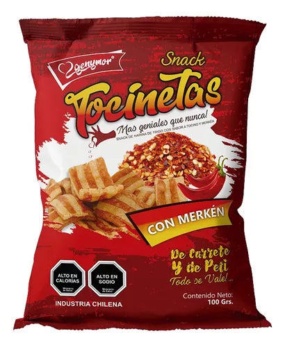 Snacks Tocinetas con Merkén 100 g