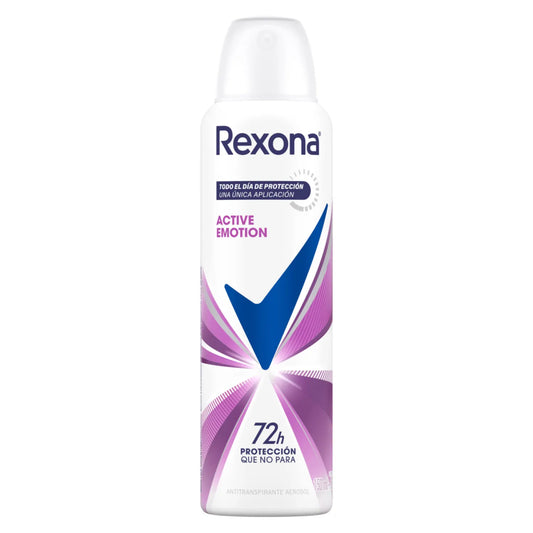 Desodorante Aerosol Rexona Mujer Active Emotion 150 Ml