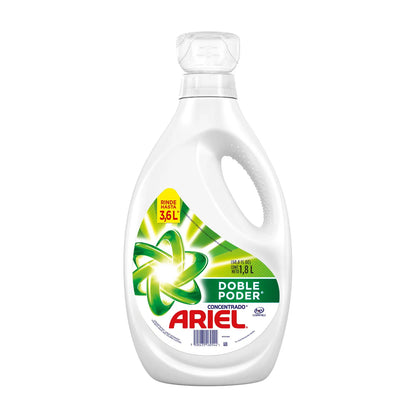 Detergente Líquido Ariel Doble Poder Concentrado 1.8 L
