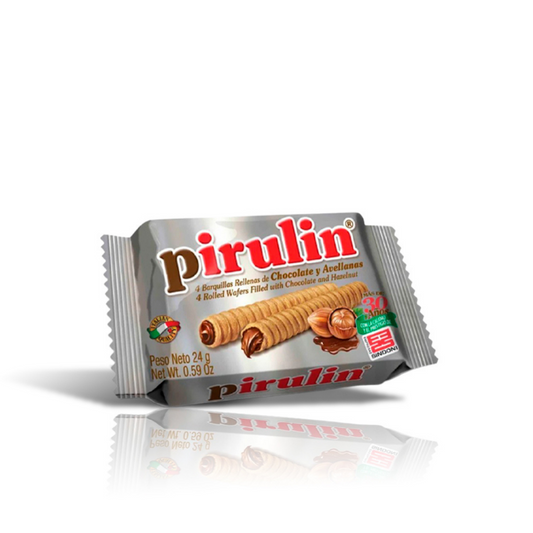 Pirulin Barquillos Rellenos de Chocolate 24 Gr
