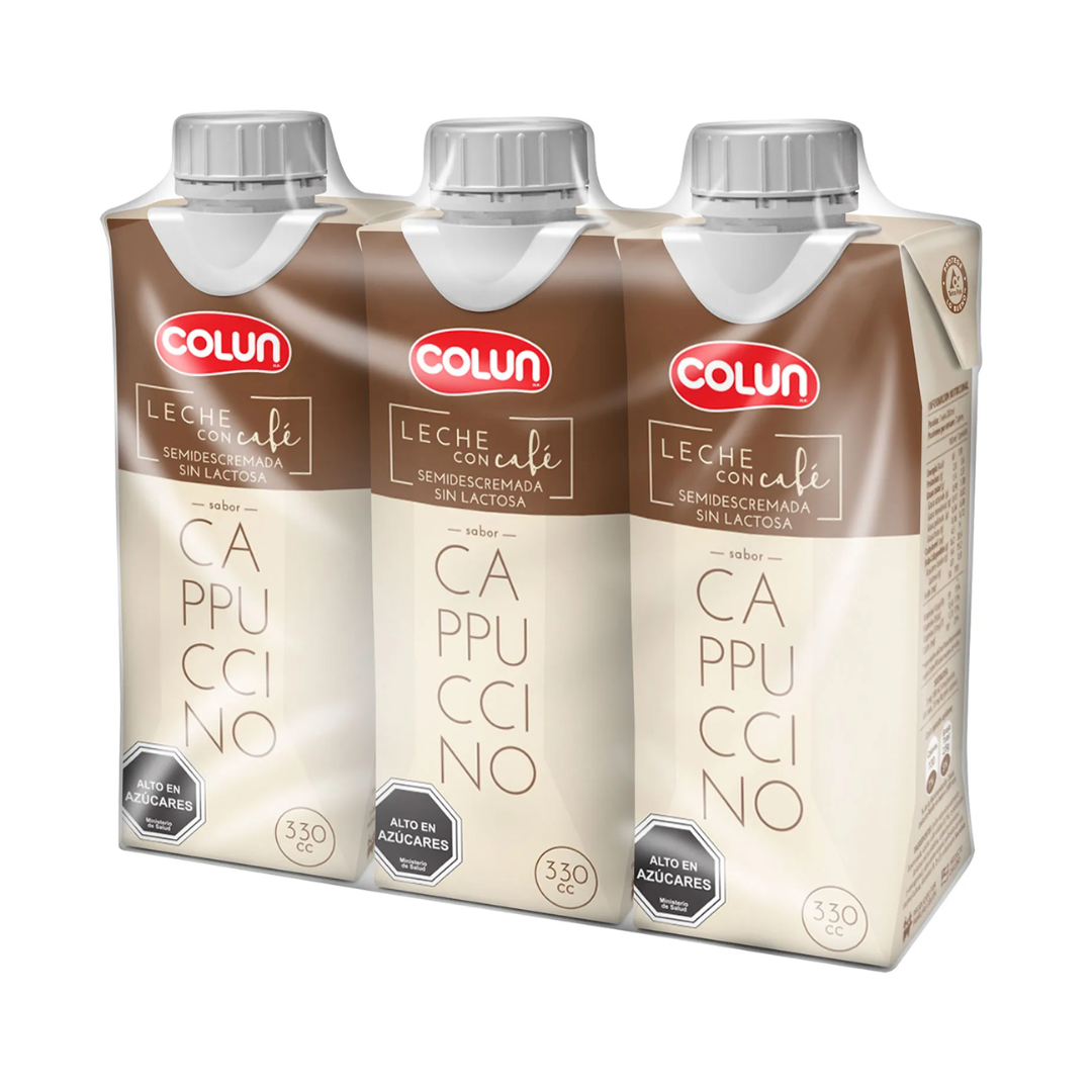Pack 3Un Leche de Cappuccino 330ml