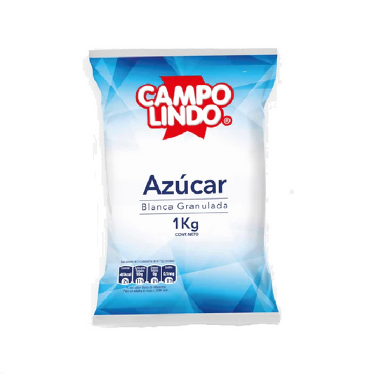 Azúcar Blanca Granulada Campo Lindo 1 Kg