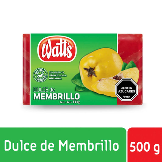 Dulce De Membrillo Watts 500 Gr