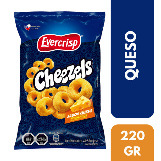Cheezels Queso Evercrisp 220 Gr