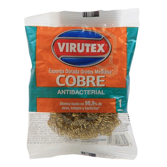 Esponja Virutex Dorada Mediana 1 Un