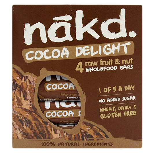 Barras Nakd Cocoa Delight 4 Un 35 Gr
