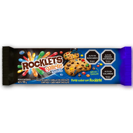 Galleta Rocklets Sabor Vainilla 165 Gr