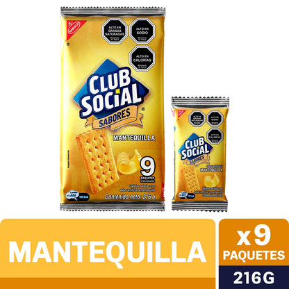 Galletas Club Social Mantequilla 216 g