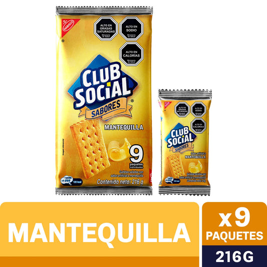 Galletas Club Social Mantequilla 216 g