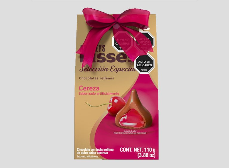 Chocolate Hershey's Kisses Cereza 110g