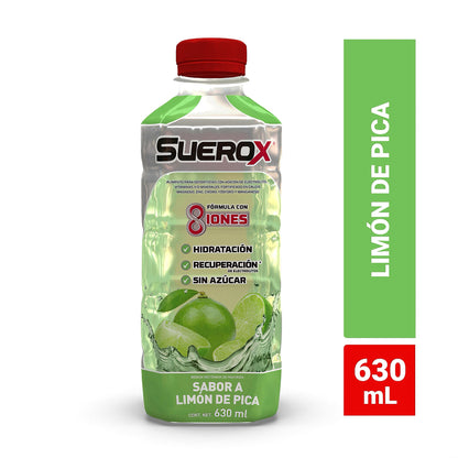 Bebida Hidratante Suerox 8 Iones Limón De Pica 630 Ml