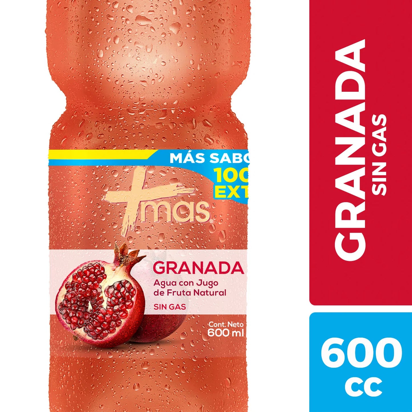Agua Saborizada Cachantun Mas Granada 600 Ml