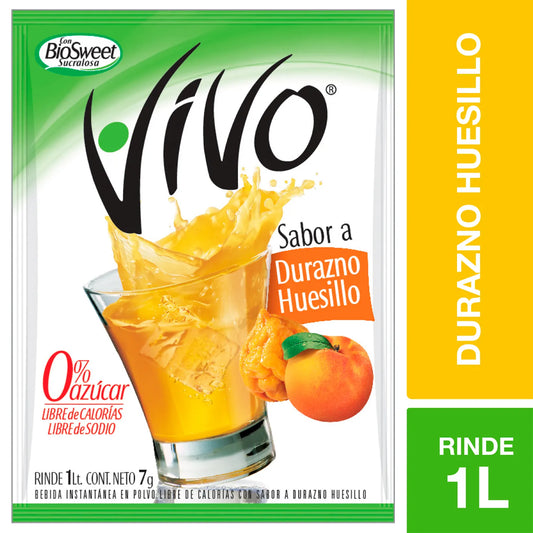 Jugo en Polvo Durazno Huesillo 8 Gr