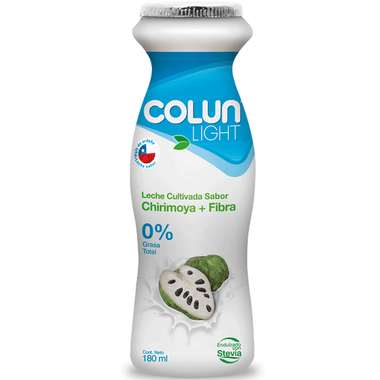 Leche Cultivada Light Sabor Chirimoya Botella 180 Ml