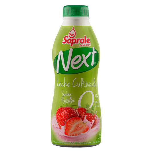Leche Cultivada Light Sabor Frutilla Next 1L