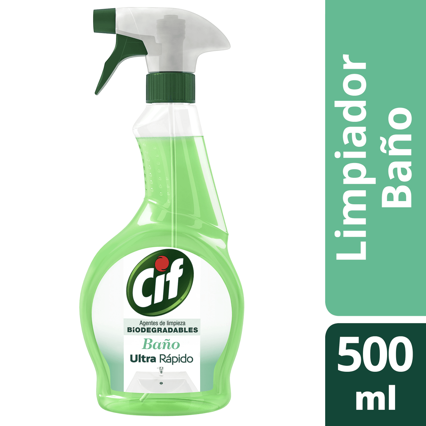 Limpiador Liquido Baño Biodegradable Cif 500 ml