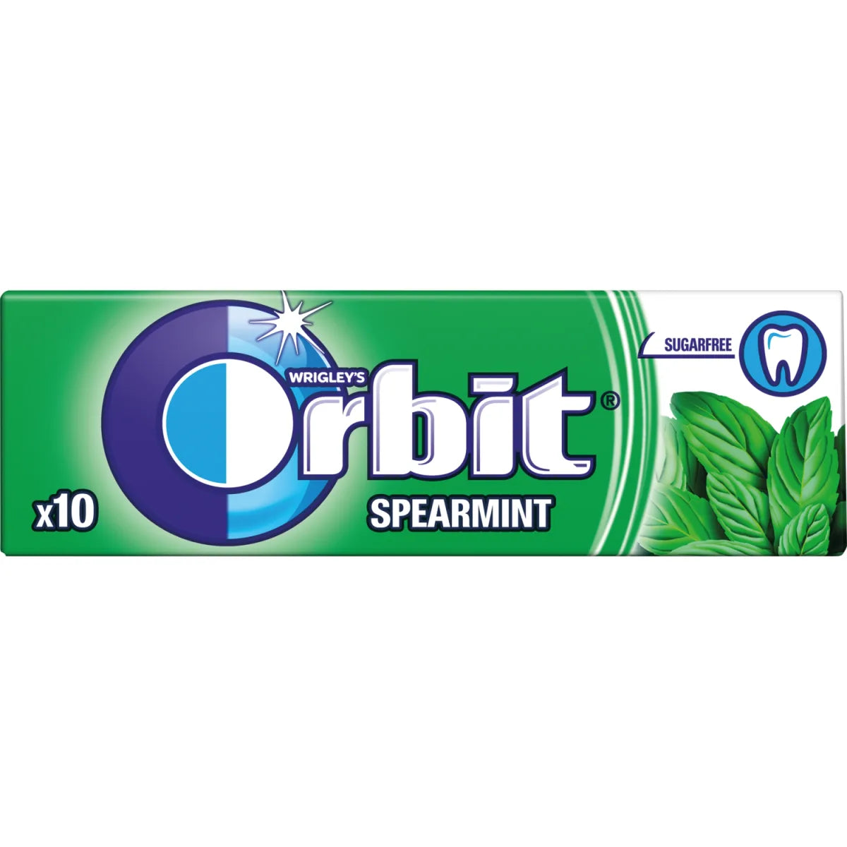 Chicles Orbit Spearmint 10 Un 14 Gr