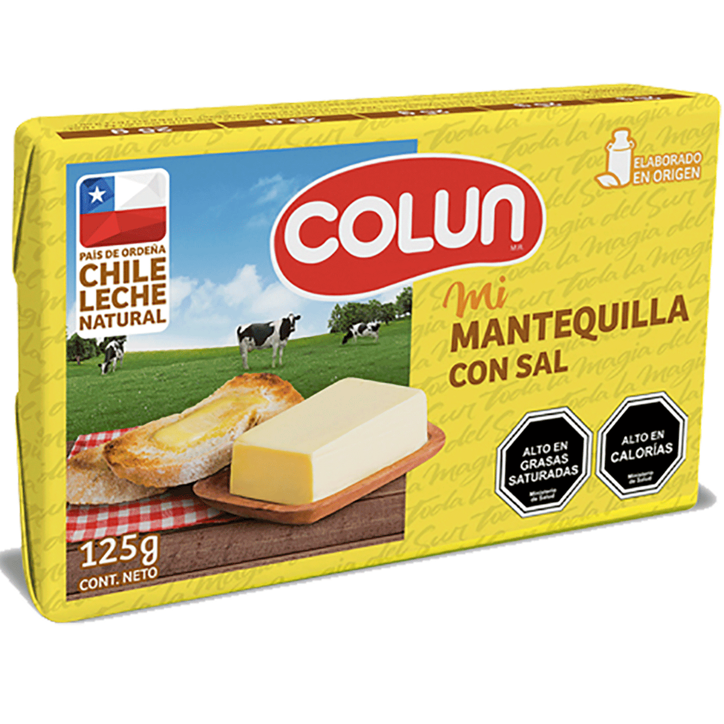 Mantequilla Con Sal Colun 125 Gr