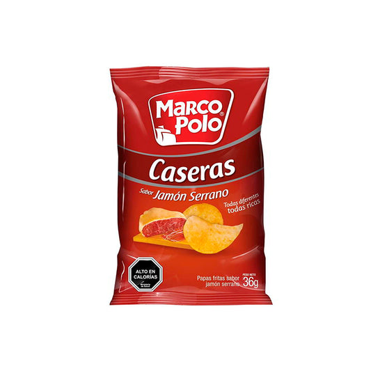 Papas Fritas Jamón Serrano Marco Polo 36 Gr