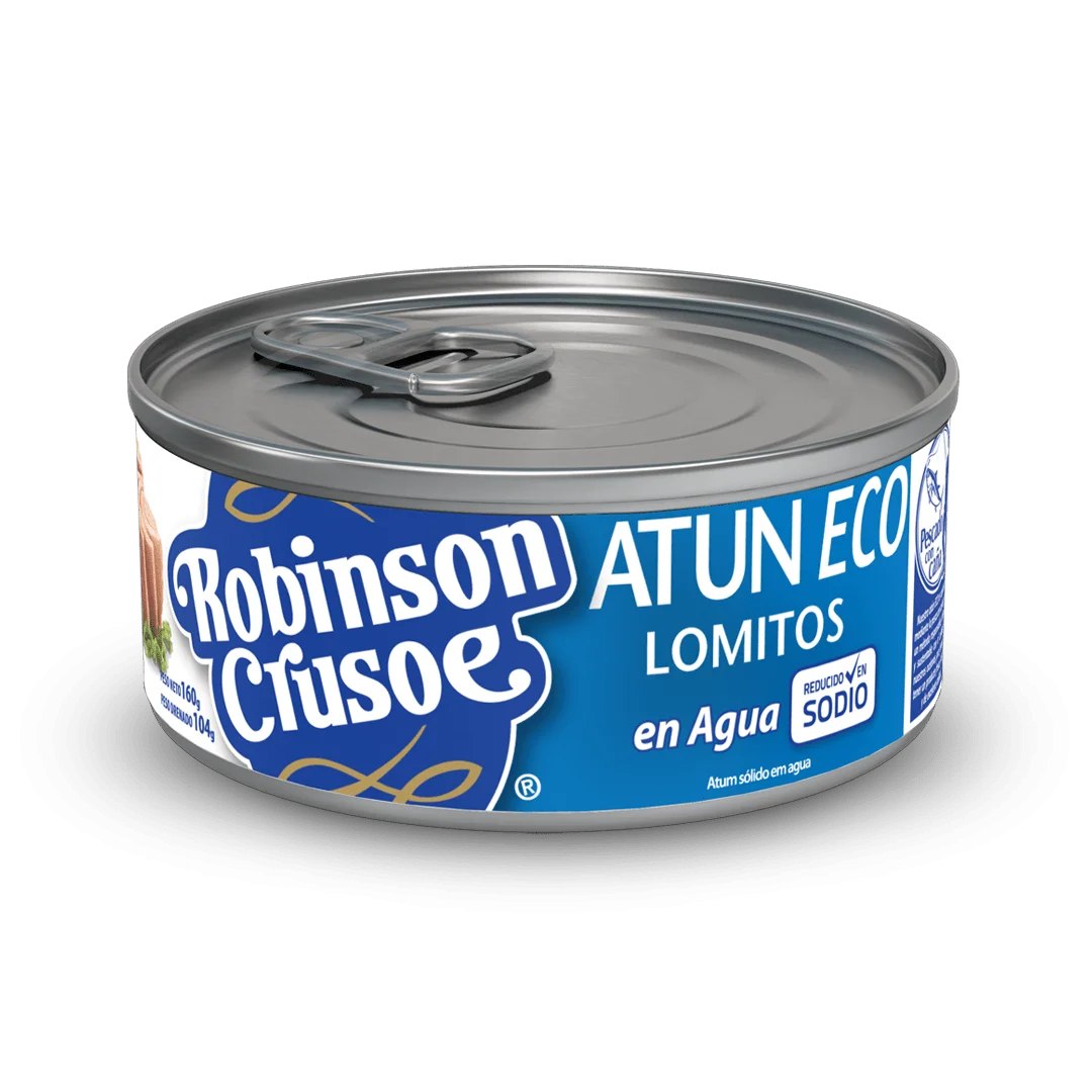 Atún Lomitos Agua Robinson Crusoe 160 Gr