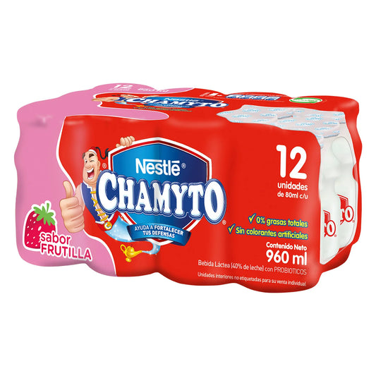 Bebida Láctea Frutilla Chamyto 960 Ml