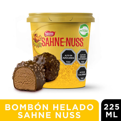 Bombón Helado Sahne Nuss Chocolate 225 ml