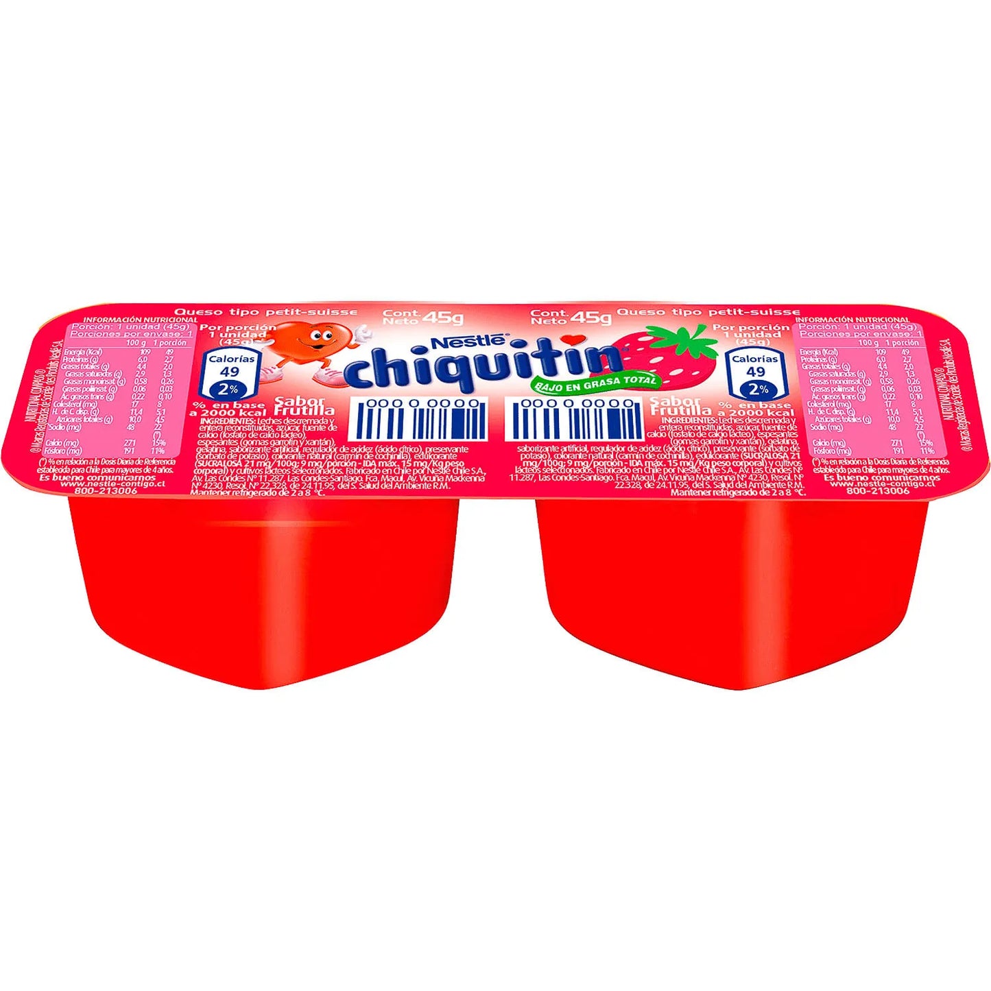 Petit Suisse Chiquitín Frutilla 45 Gr