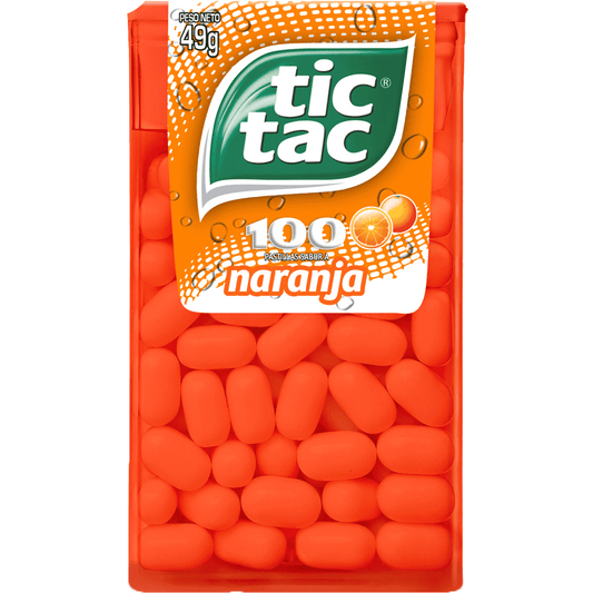 Caramelo Tic Tac Naranja 16 Gr