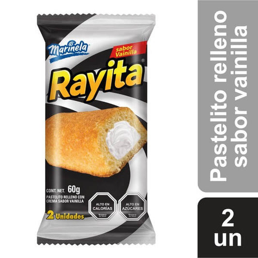 Rayita Sabor Vainilla 2 Un 60 Gr
