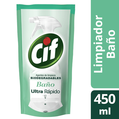 Limpiador Baño Recarga Doypack Cif 450ml