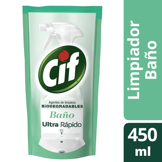 Limpiador Baño Recarga Doypack Cif 450ml