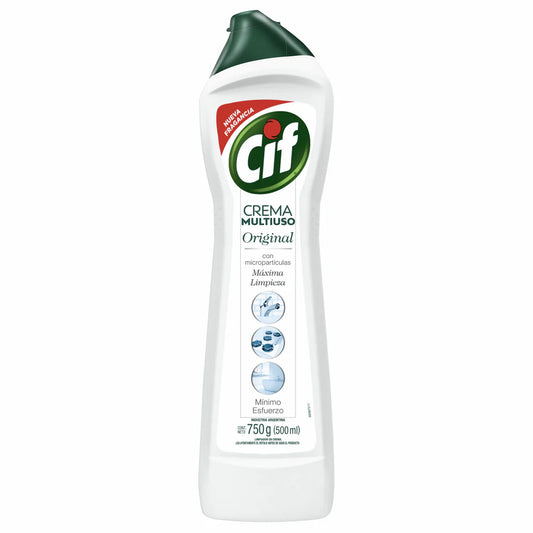 Limpiador En Crema Cif Bioactive Original 750 Gr