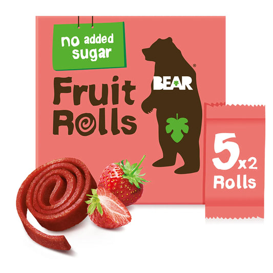 Rollo de Fruta Bear Strawberry Caja 100 Gr