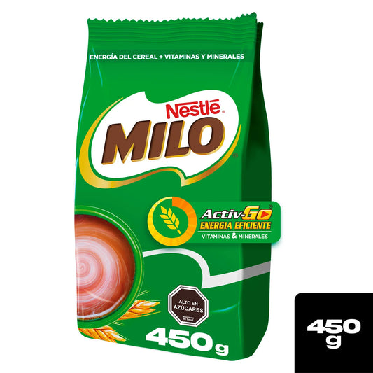 Chocolate en Polvo Milo Nestle 450 Gr