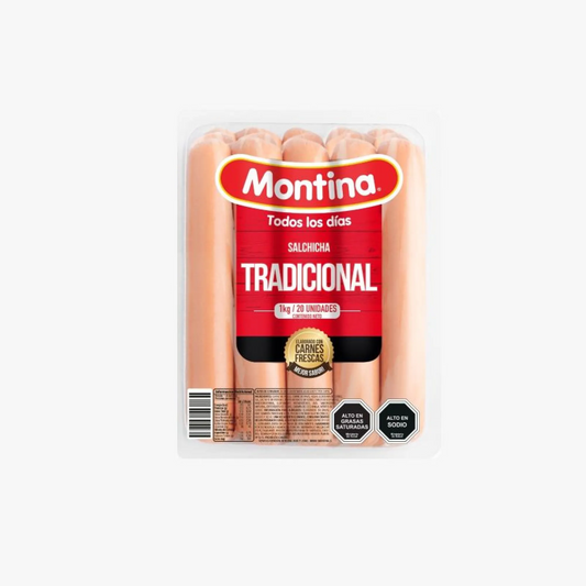 Salchicha Montina Tradicional 20Un 1 Kg