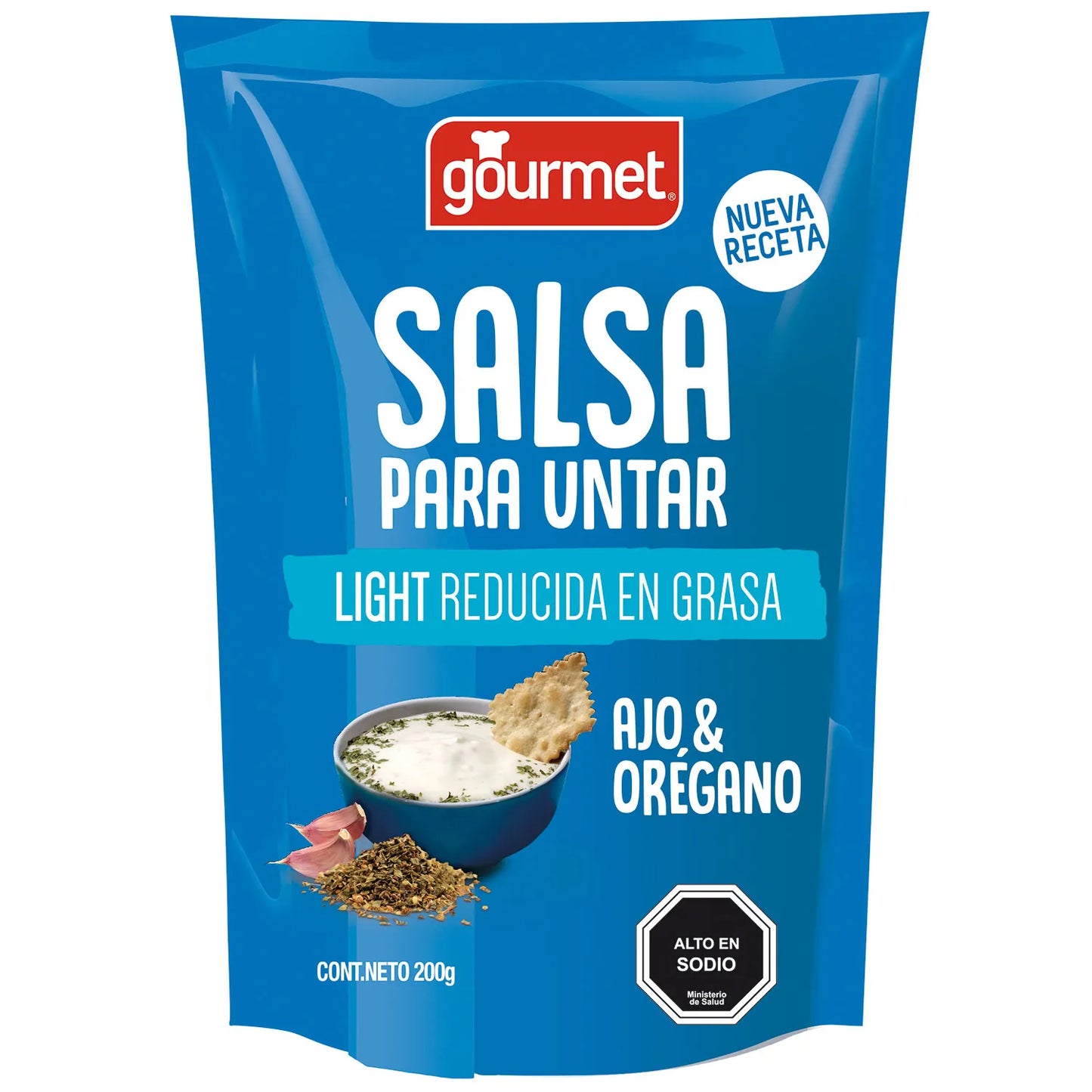Salsa de Untar Ajo Y Orégano Gourmet 200 Gr