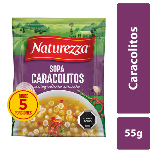 Sopa Caracolitos Naturezza 55Gr