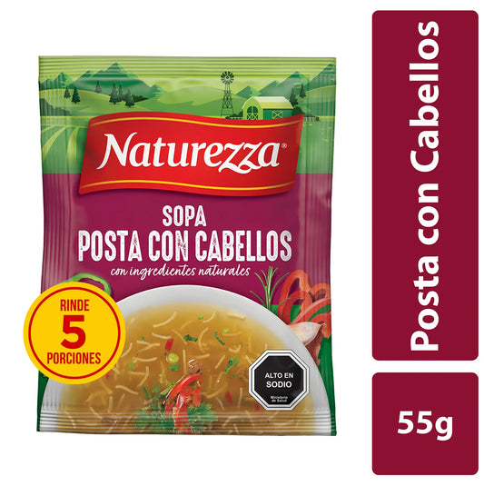 Sopa Posta con Cabellos Naturezza 55 Gr