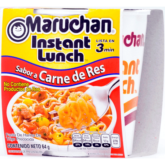 Maruchan Sopa Instantánea Sabor Carne De Res 64 Gr
