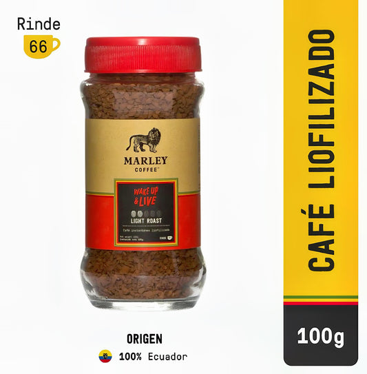 Café Wake Up & Live Coffe Marley Liofilizado 100 Gr