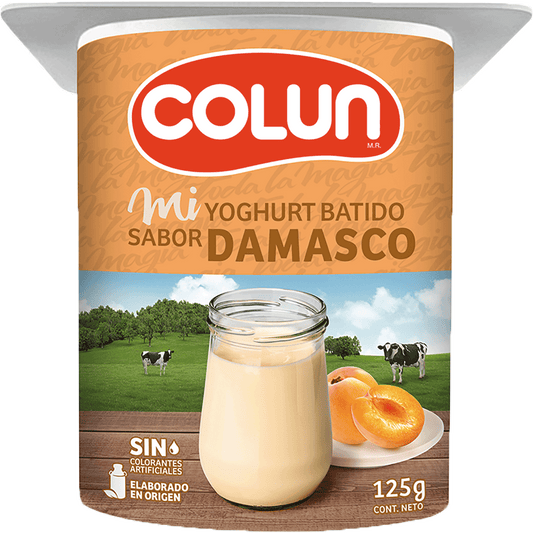 Yoghurt Colun Damasco 125 Gr