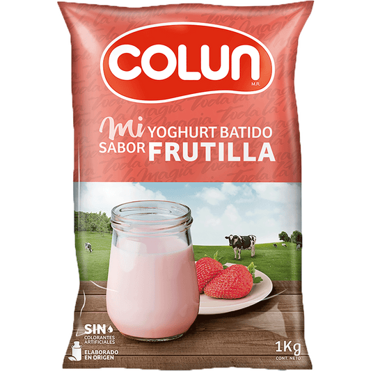 Yoghurt Batido Frutilla Colun 1 Lt